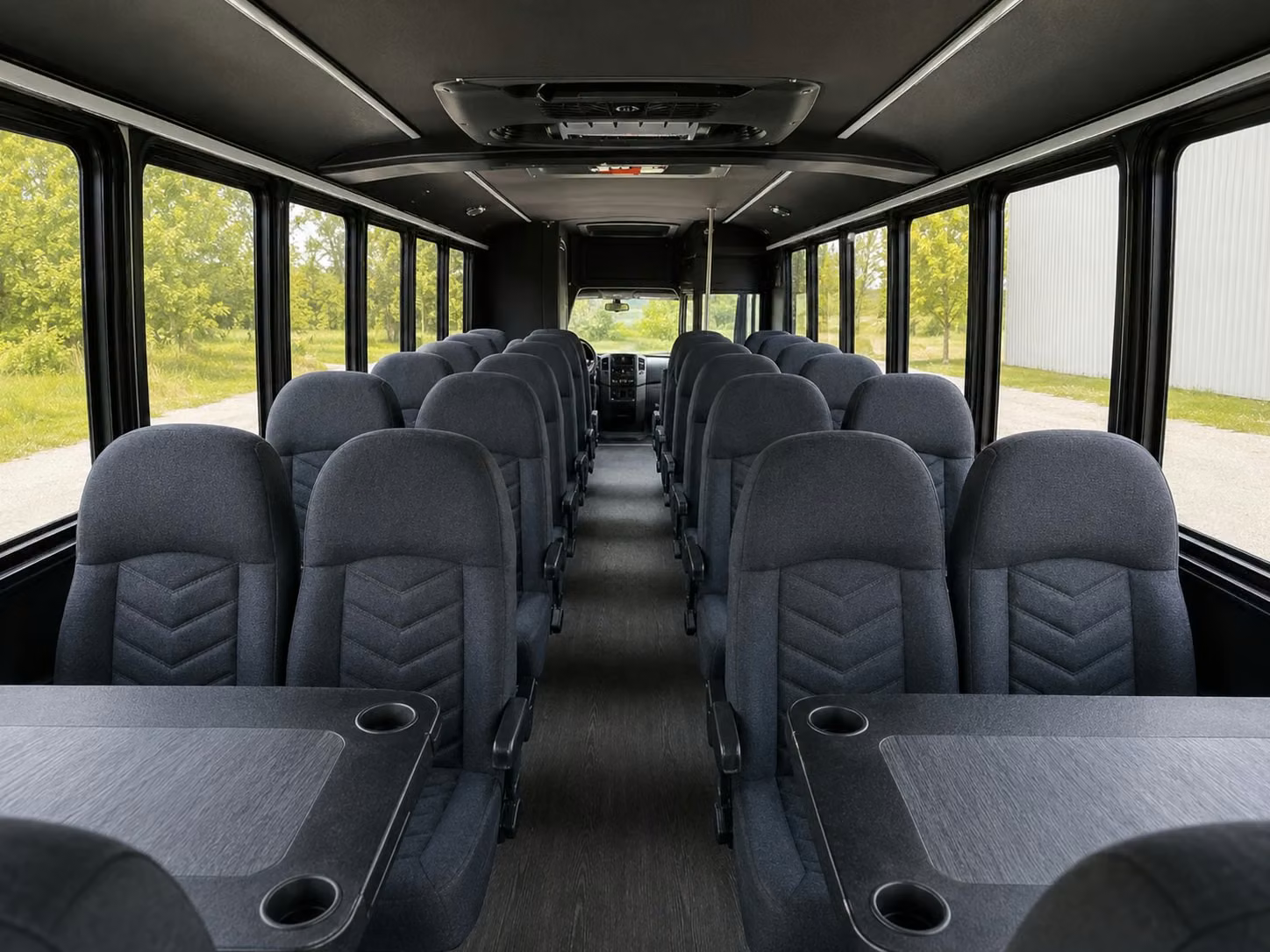 20 passenger minibus interior
