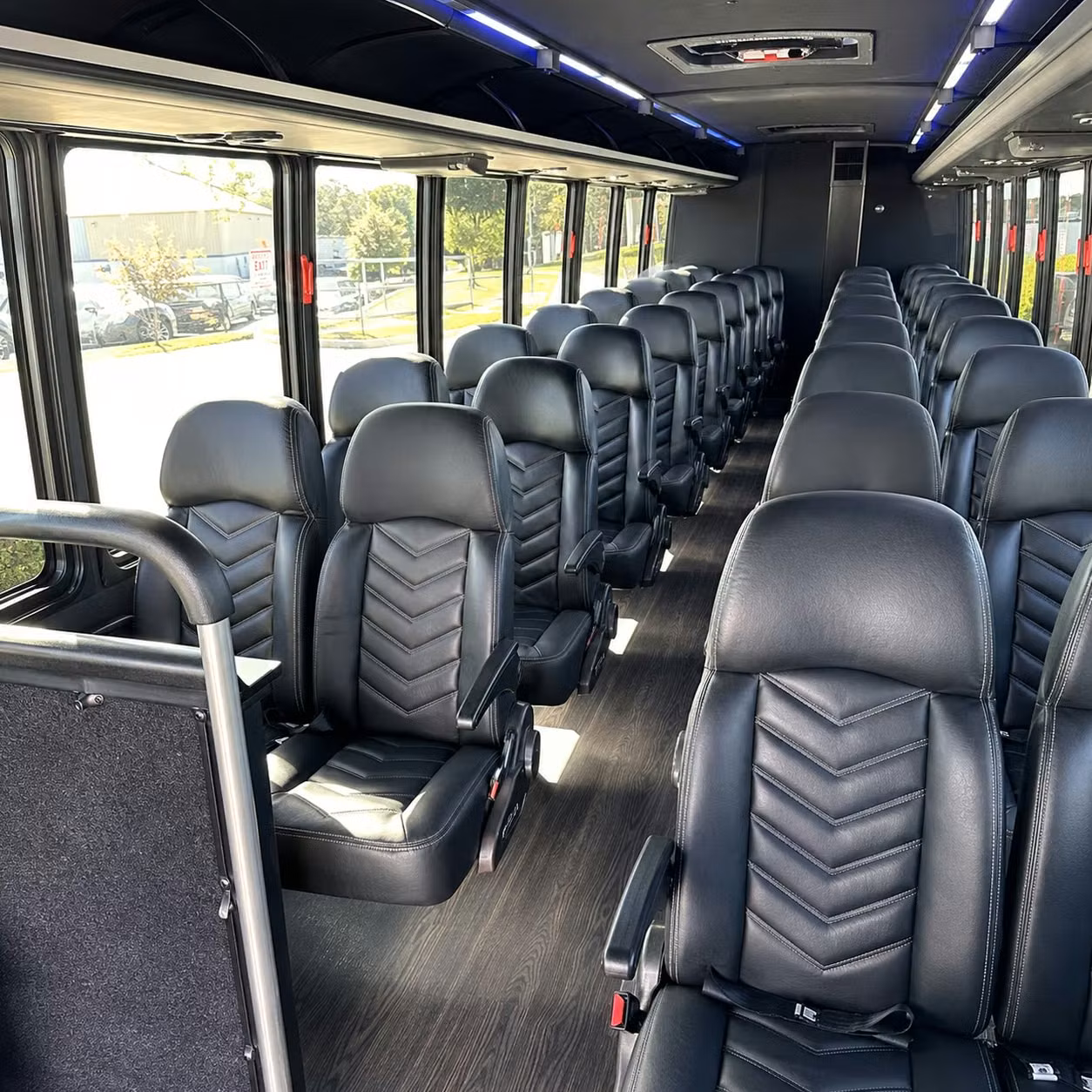 25 passenger minibus interior