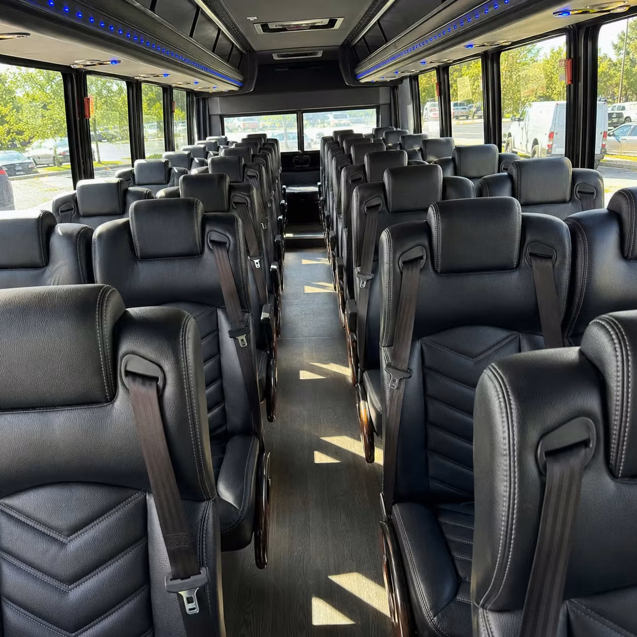 35 passenger minibus inside